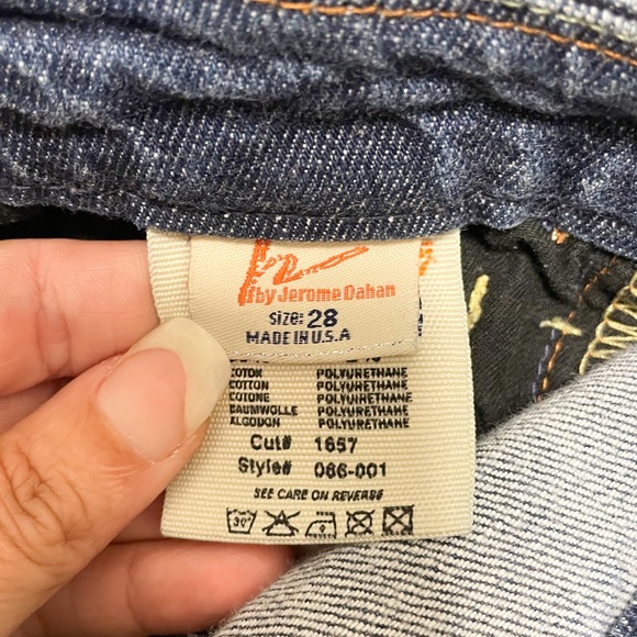 Citizens of Humanity Medium Wash Kate Low Waist Full Leg Jeans 28 Whiskers Flare - Picture 5 of 9